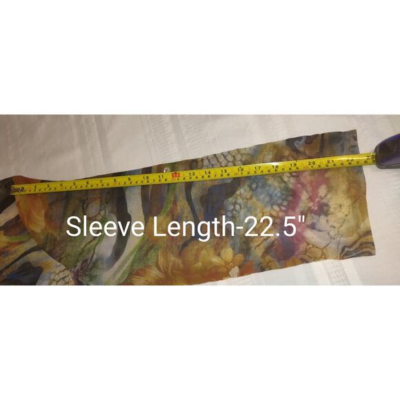 Soft Surroundings Top Topper Womens XL Sheer Boho Lightweight Sequins Pretty! - Picture 15 of 16